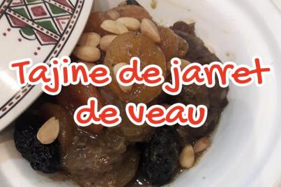 Veal shank tagine with caramelized prunes
