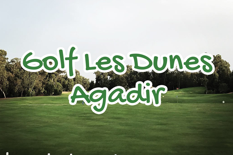 golf, course, med, dunes, agadir, city, morocco