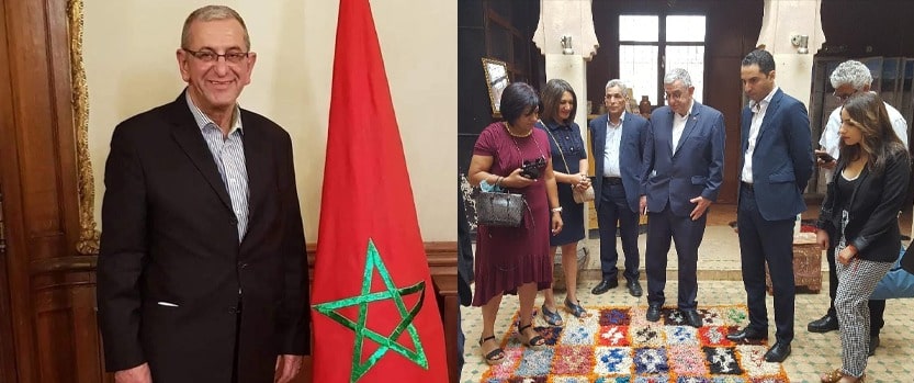 cpt al haouz association amitie maroc israel en discussion pour faire decoller le tourisme dans la province