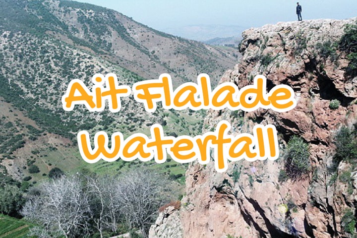 ait, flalade, waterfall, azilal, morocco